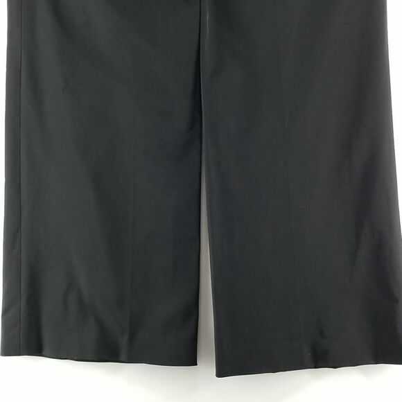 Bianca Nygard Pants Women's Nylon Size 10 Black Mid Rise Zipper Button Closure - Picture 6 of 12
